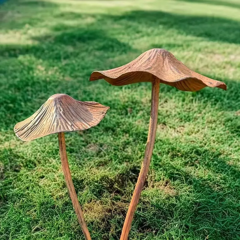 Metall-Pilzstecker-Set für den Garten – Bild 3