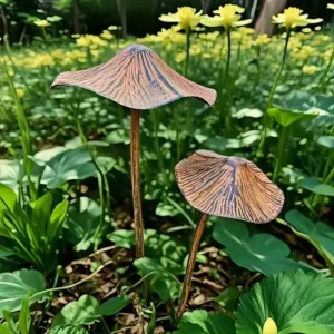 Metall-Pilzstecker-Set für den Garten