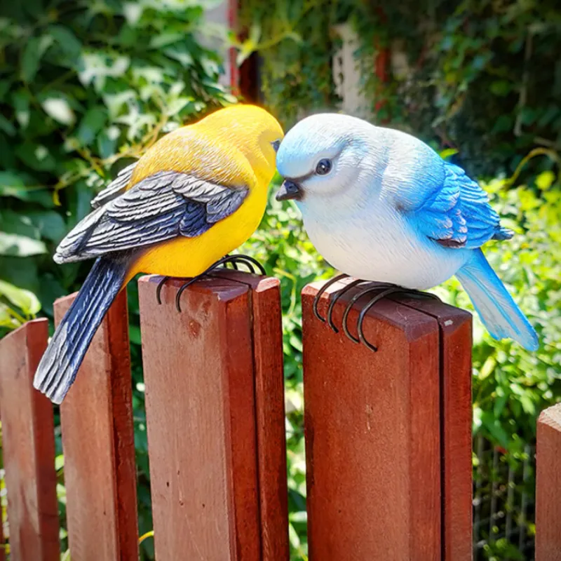 Dekorativer Kunstvogel aus Harz – Bild 5