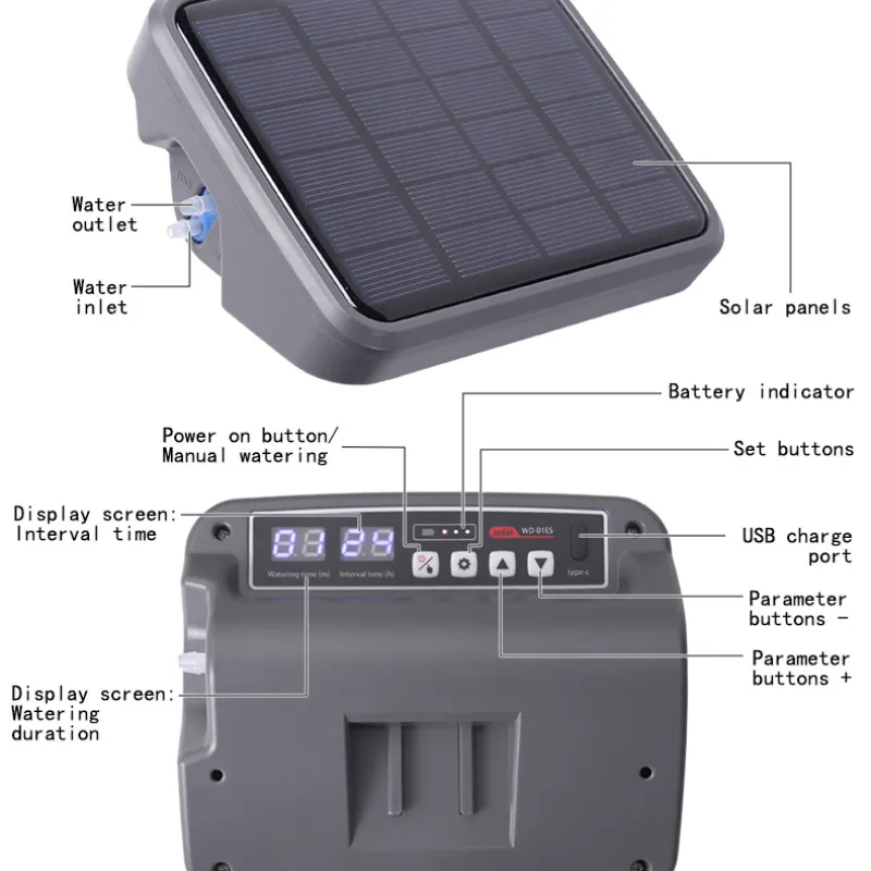 Solarbetriebenes Bewässerungssystem mit Timer – Bild 6